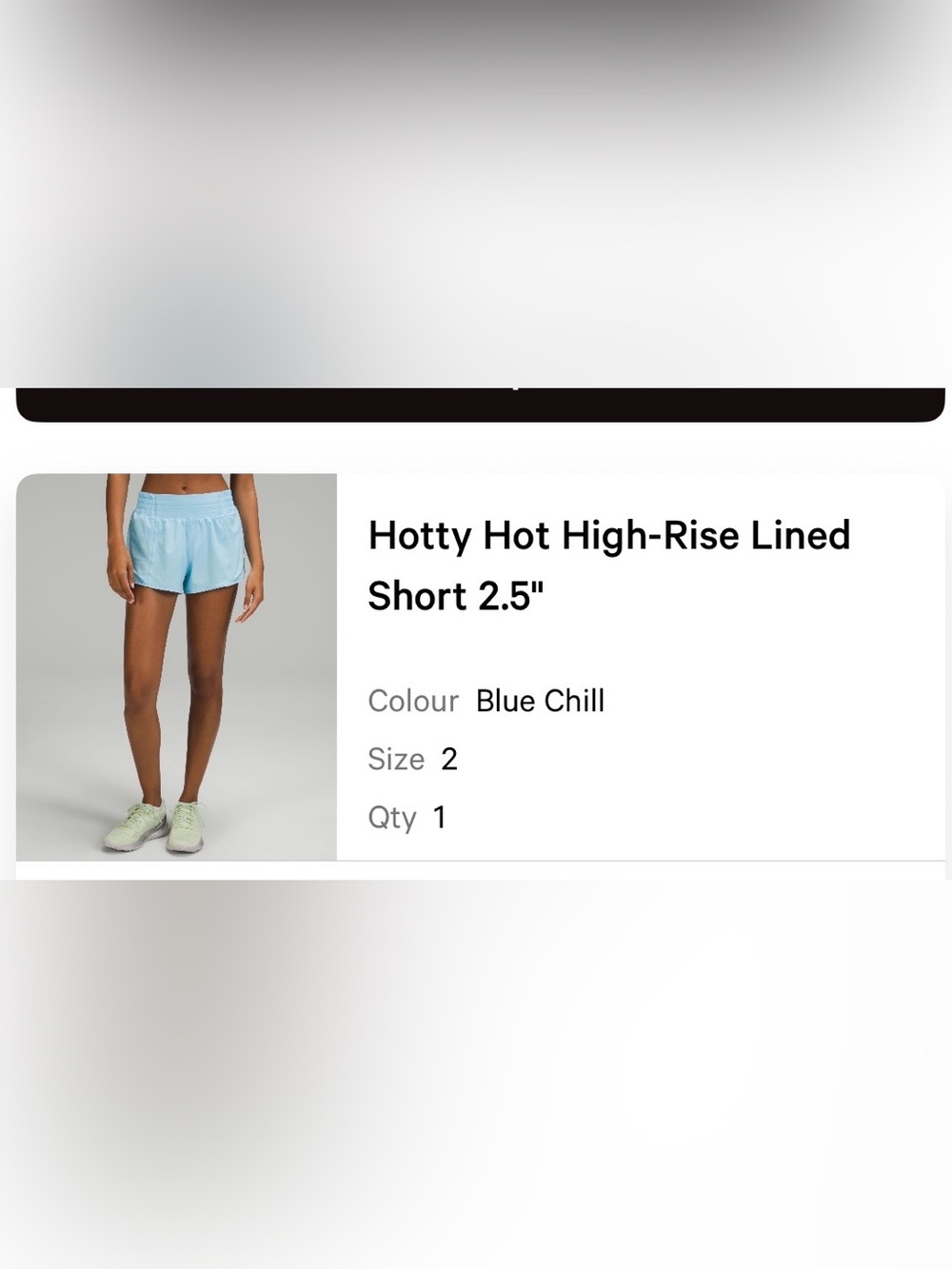 Lululemon hotty hot low rise 2” size 2 - Picture 4 of 4